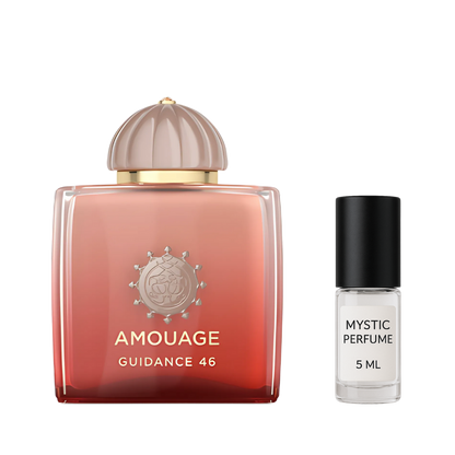 Amouage Guidance 46 sample vial label detail