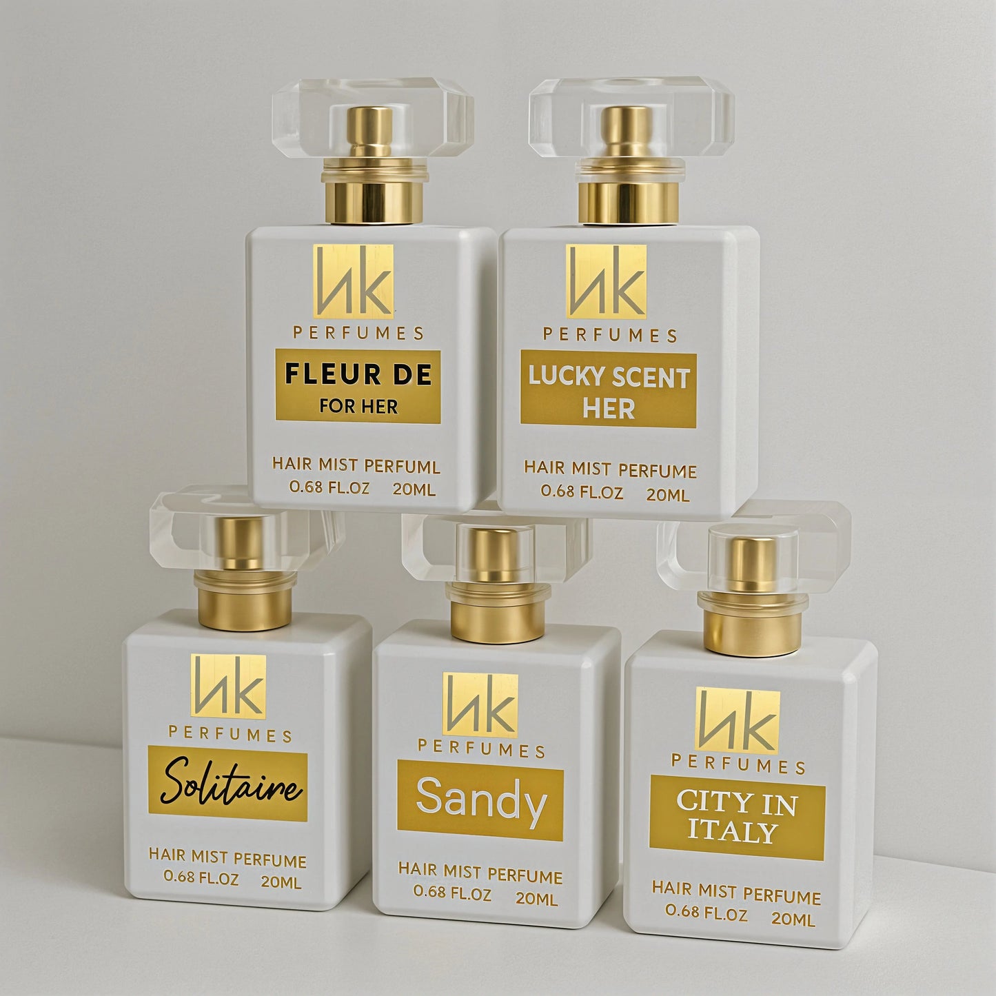 HAIR PERFUMES COLLECTION packaging box