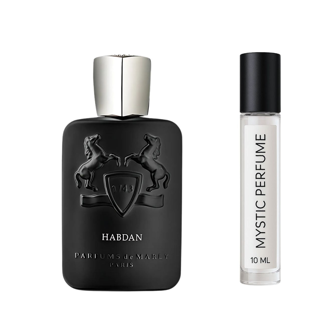 Parfums De Marly Habdan Parfum sample vial label detail