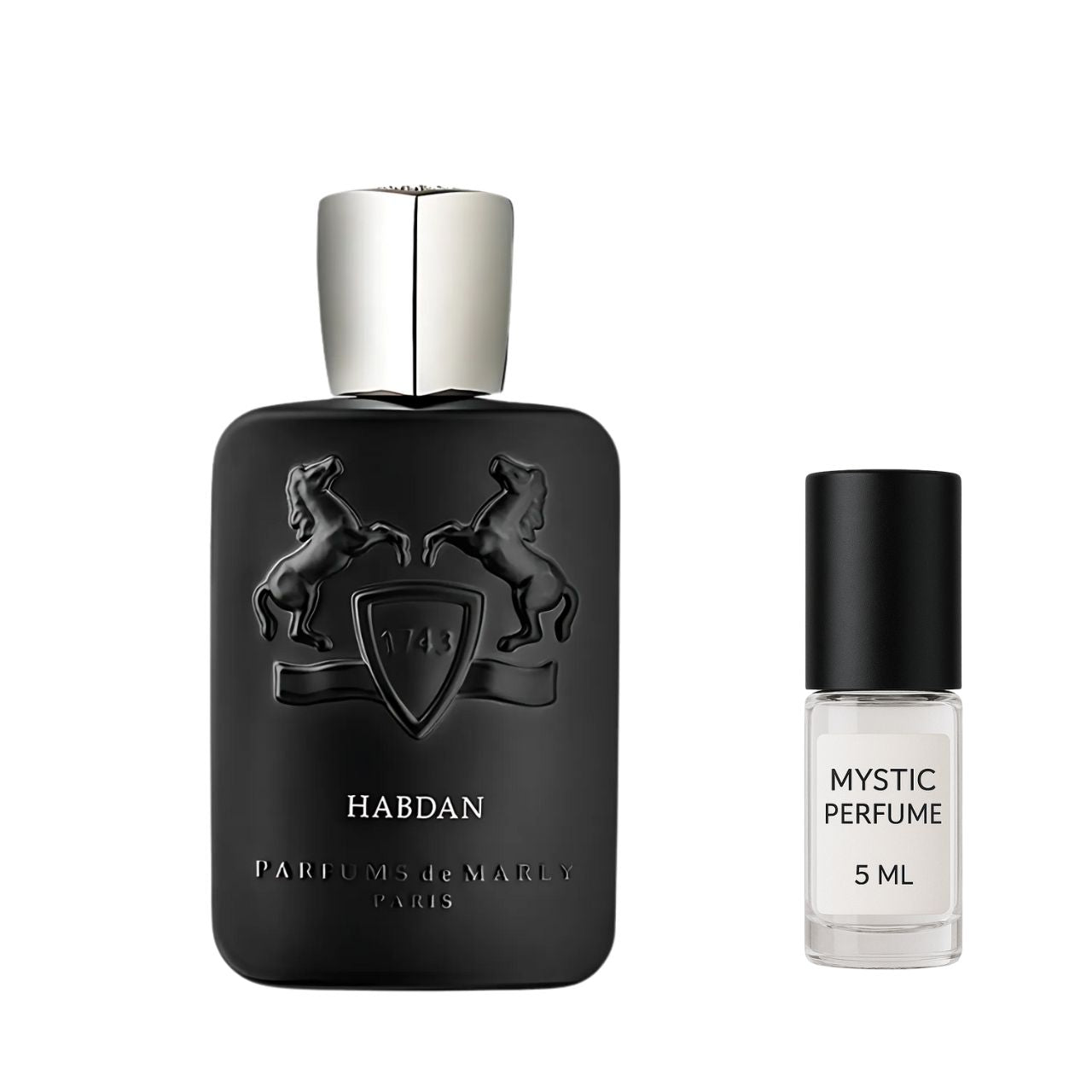 Parfums De Marly Habdan Parfum sample vial label detail