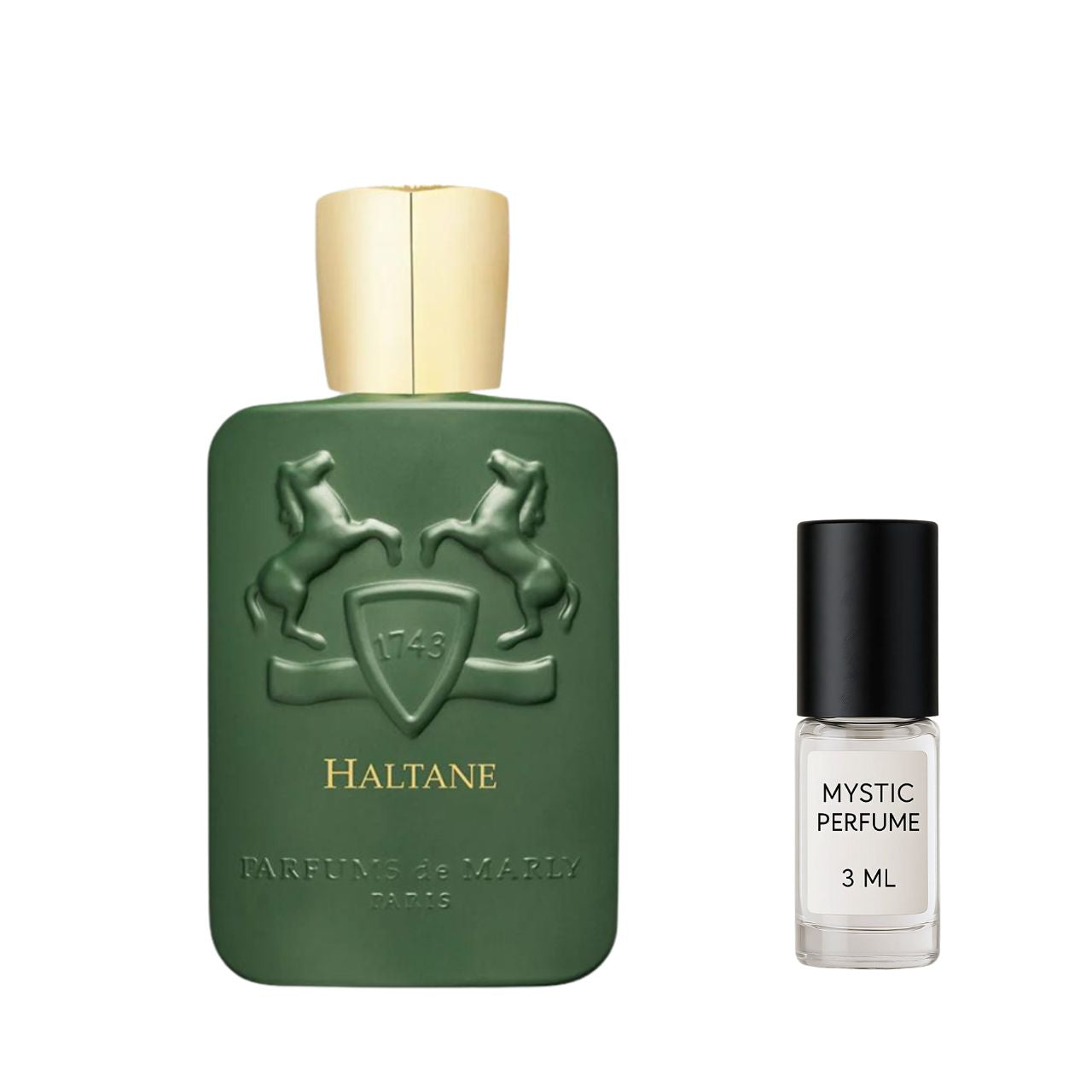 Parfums de Marly Haltane Parfum sample vial label detail