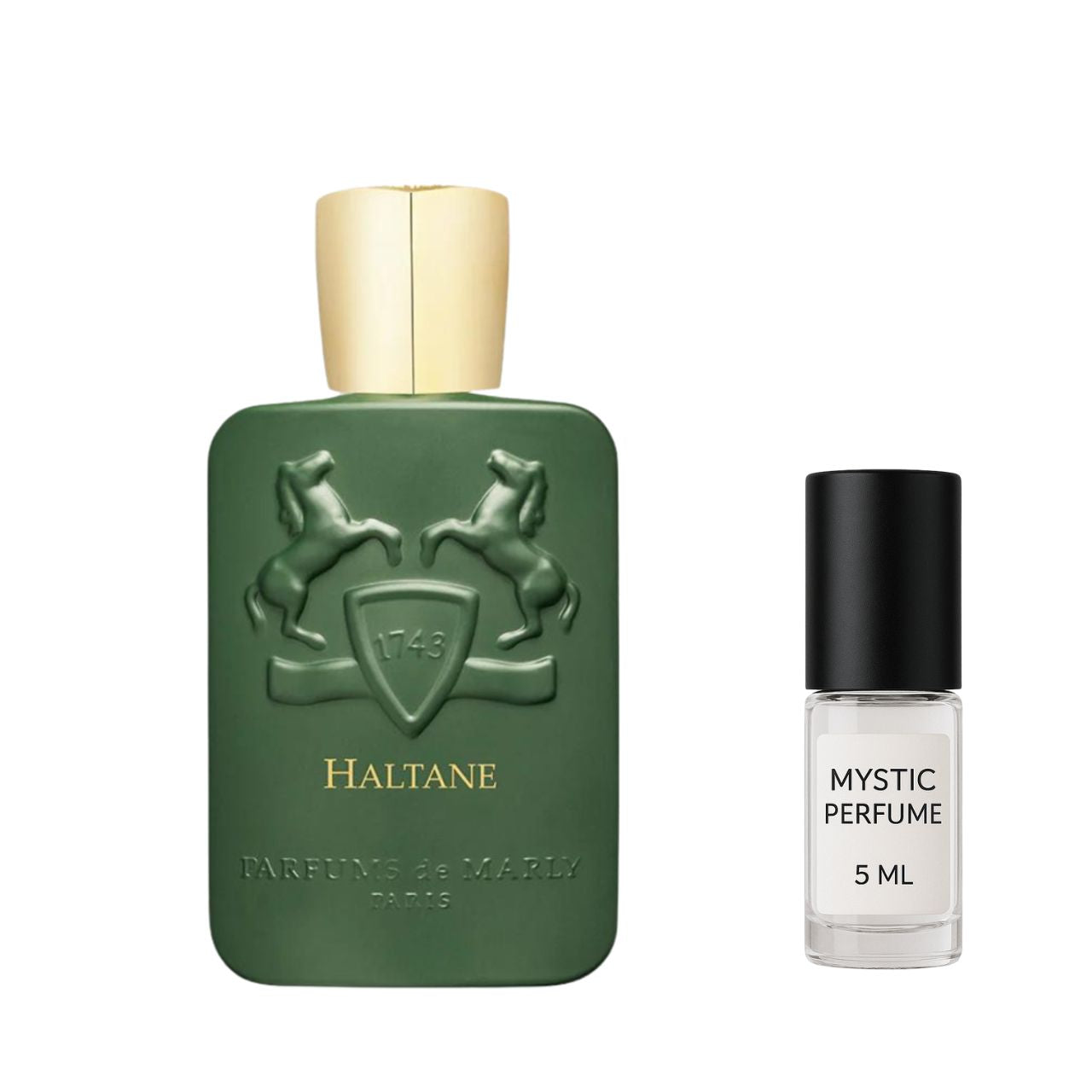 Parfums de Marly Haltane Parfum sample vial label detail