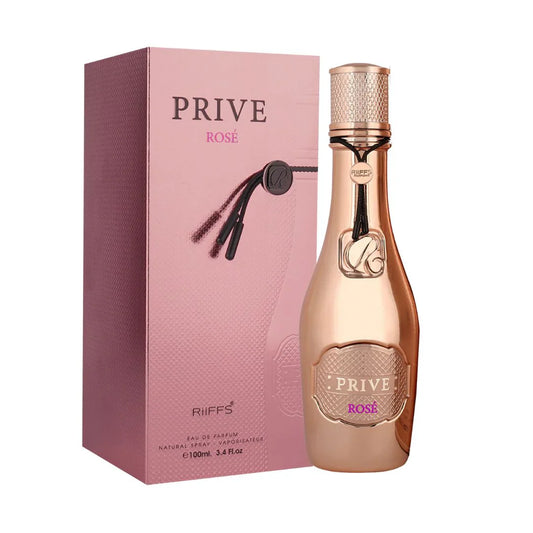 Riffs Prive Rose Eau de Parfum perfume bottle