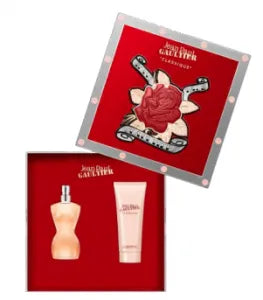 Jean Paul Gaultier CLASSIQUE Eau de Toilette 2 piece Gift Set for Women ( Includes 1.7 oz EDT Spray + 2.5 oz Perfumed Body Lotion)