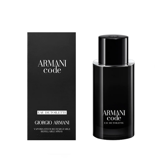 Armani Code by Giorgio Armani Refillable Eau de Toilette perfume bottle
