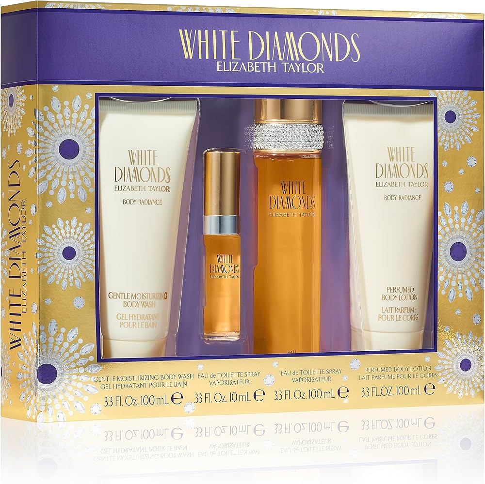 Elizabeth Taylor White Diamonds Eau de Toilette bottle and box