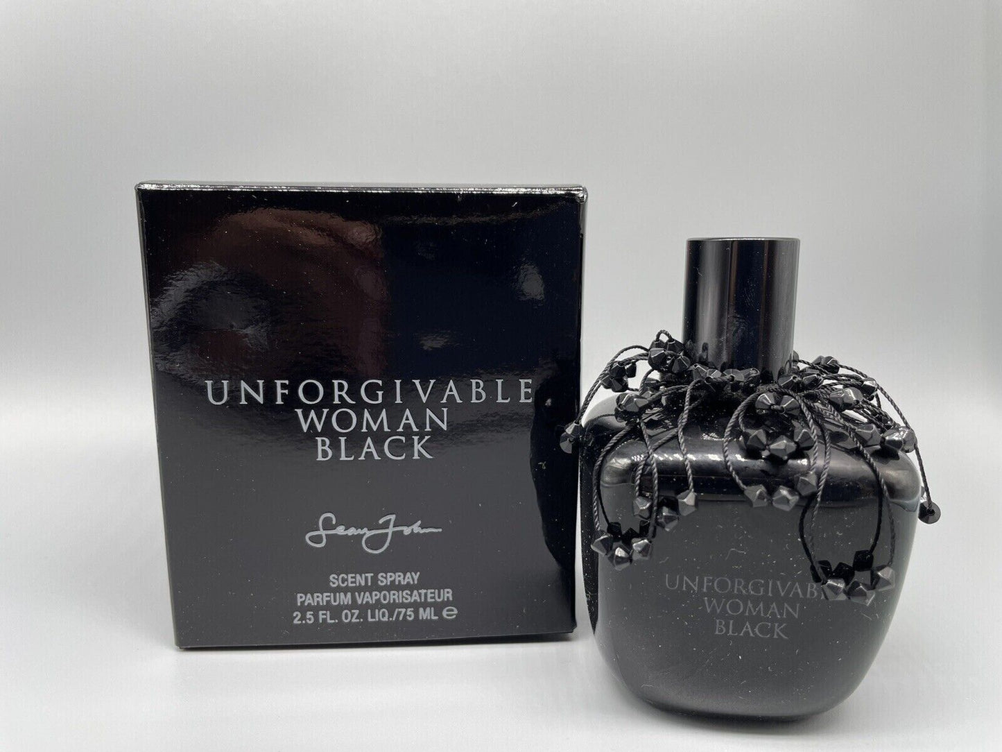 Sean John Unforgivable Woman Black Eau de Parfum perfume bottle