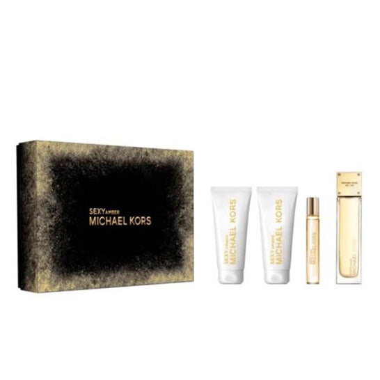 Michael Kors Sexy Amber 4PCS EDP (100ML + BL 100ML + SG 100ML + Mini 10ML) for Women