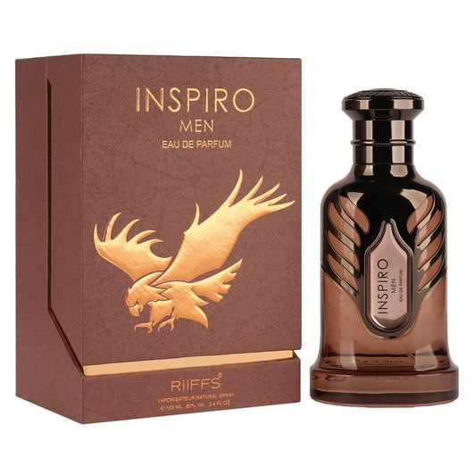Riffs Inspiro Men Eau de Parfum perfume bottle