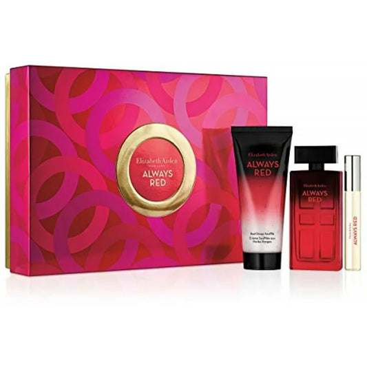 Red Always by ELIZABETH ARDEN 3 perfume bottle