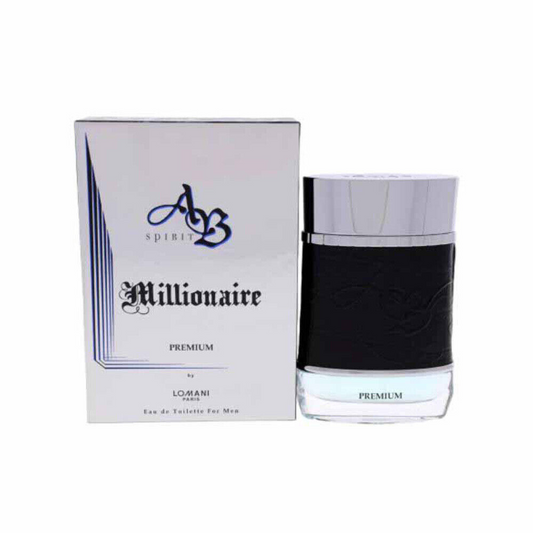 Lomani Men’s Ab Spirit Millionaire Premium Eau de Toilette perfume bottle
