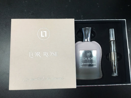 L'or Rose by Lomani Eau de Parfum perfume bottle