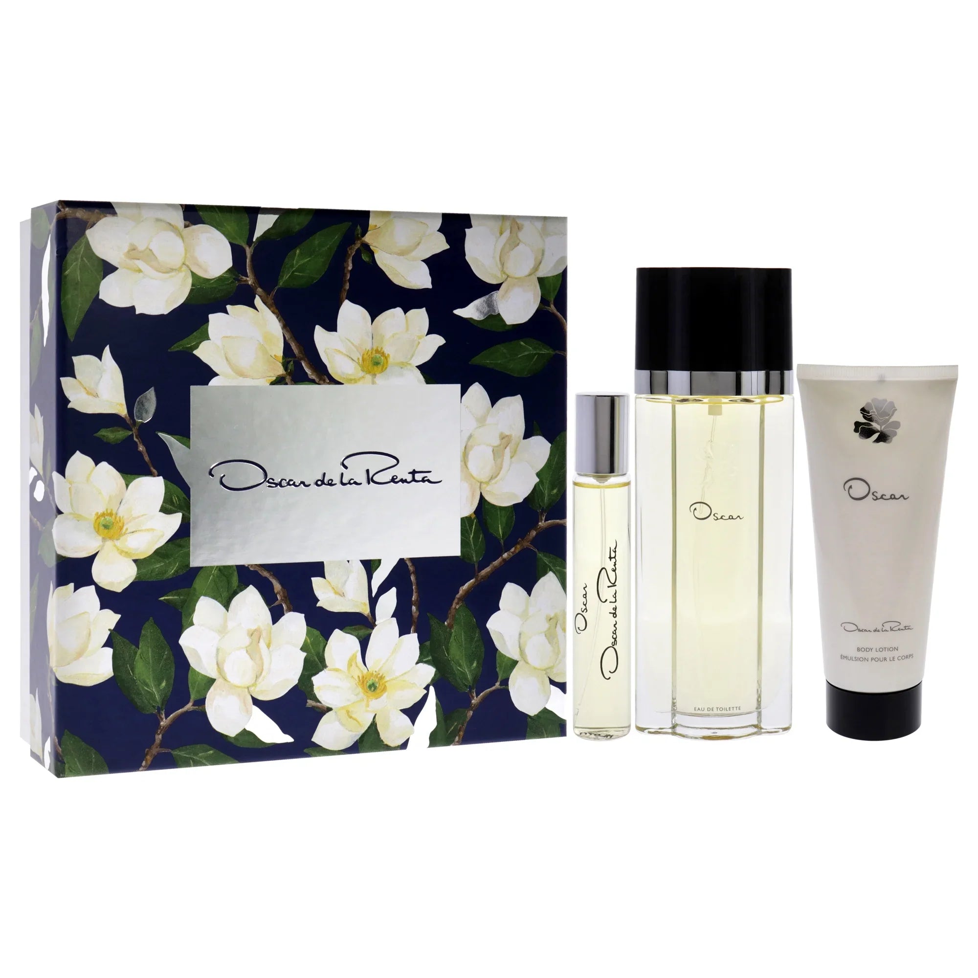 Oscar de la Renta Eau de Toilette (3.4 oz spray + 0.15 oz travel spray + 3.4 oz body lotion) for Women