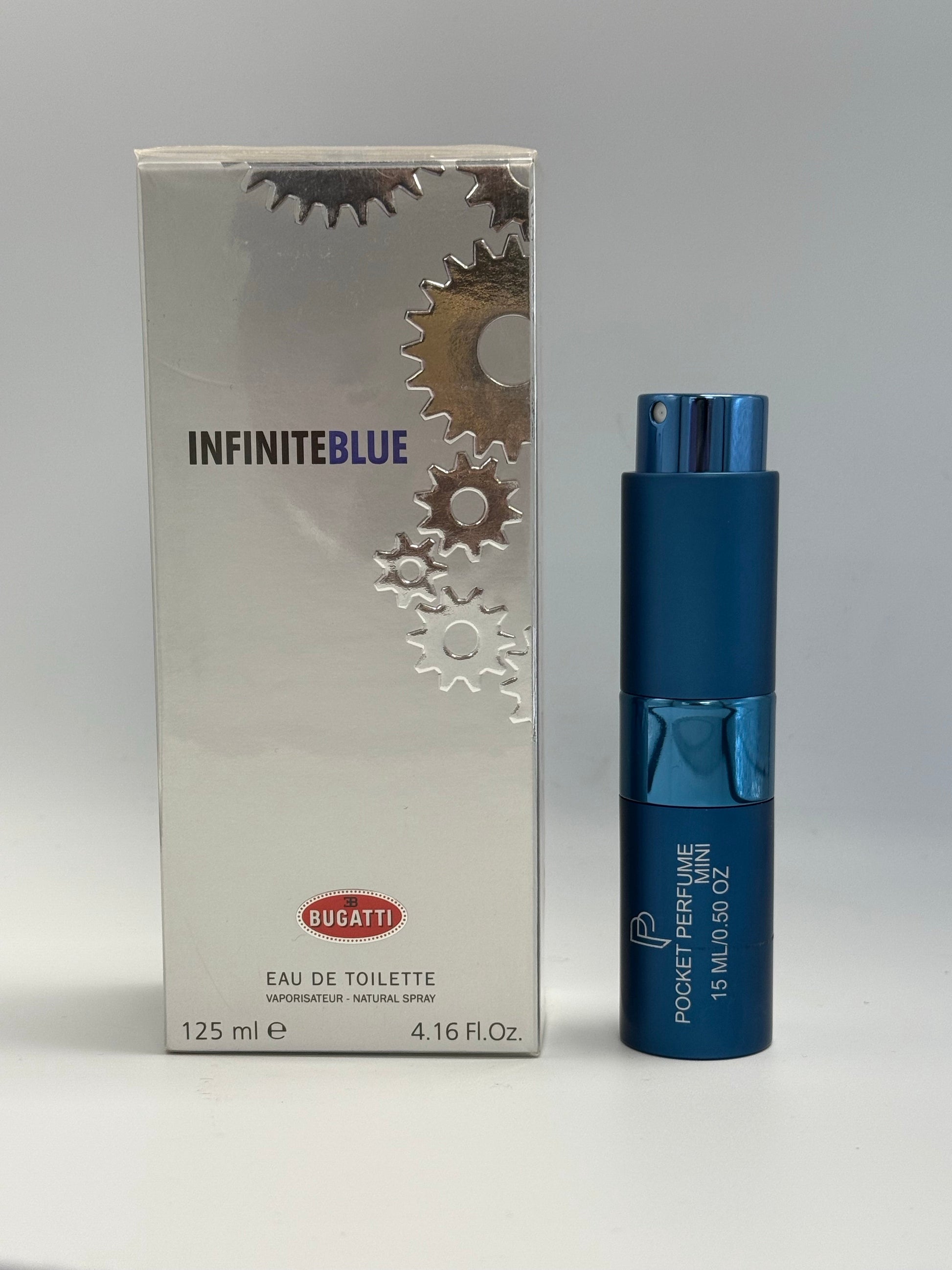 Bugati Infinite Blue Eau de Toilette packaging box