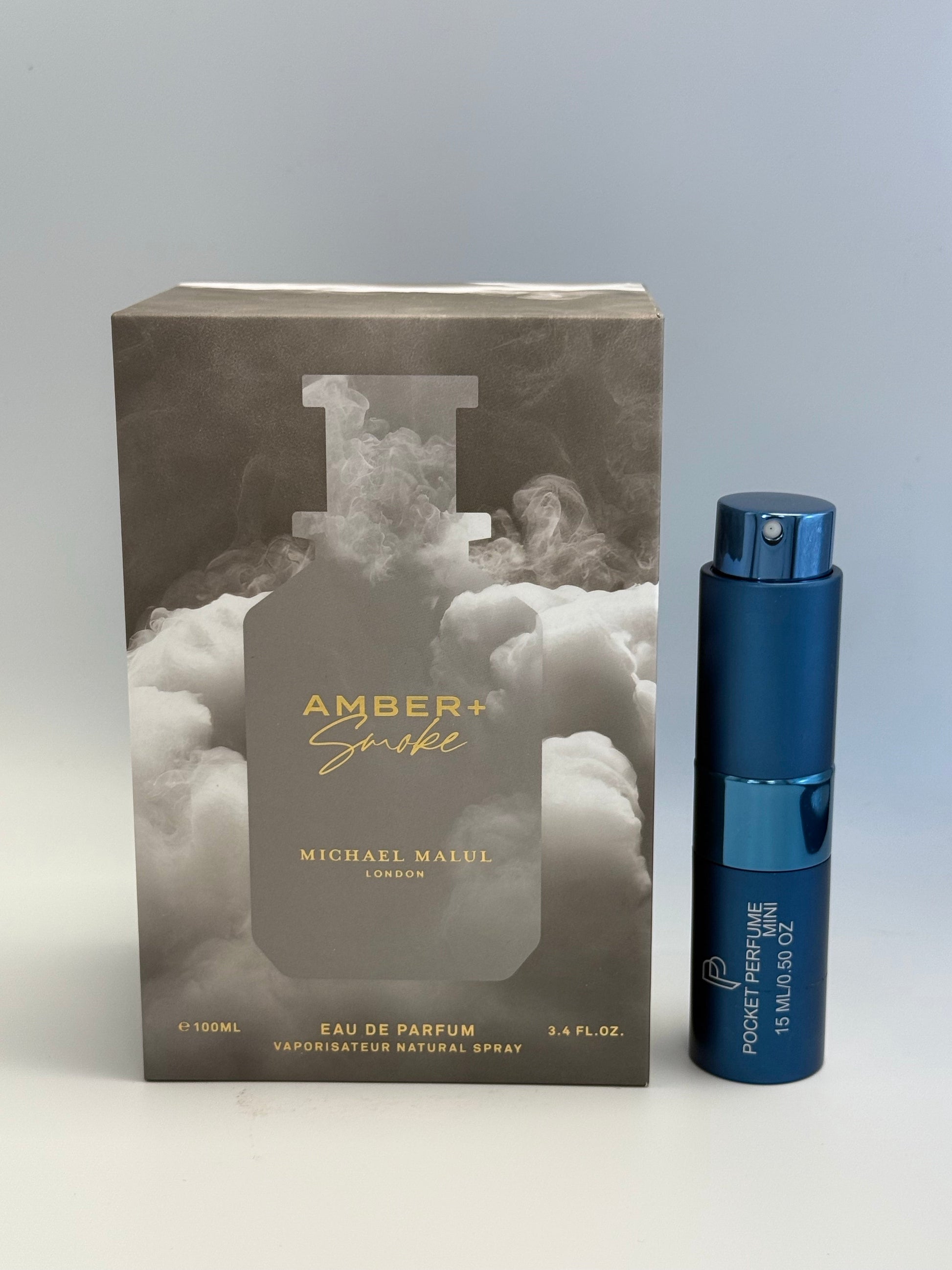 Amber + Smoke Michael Malul packaging box