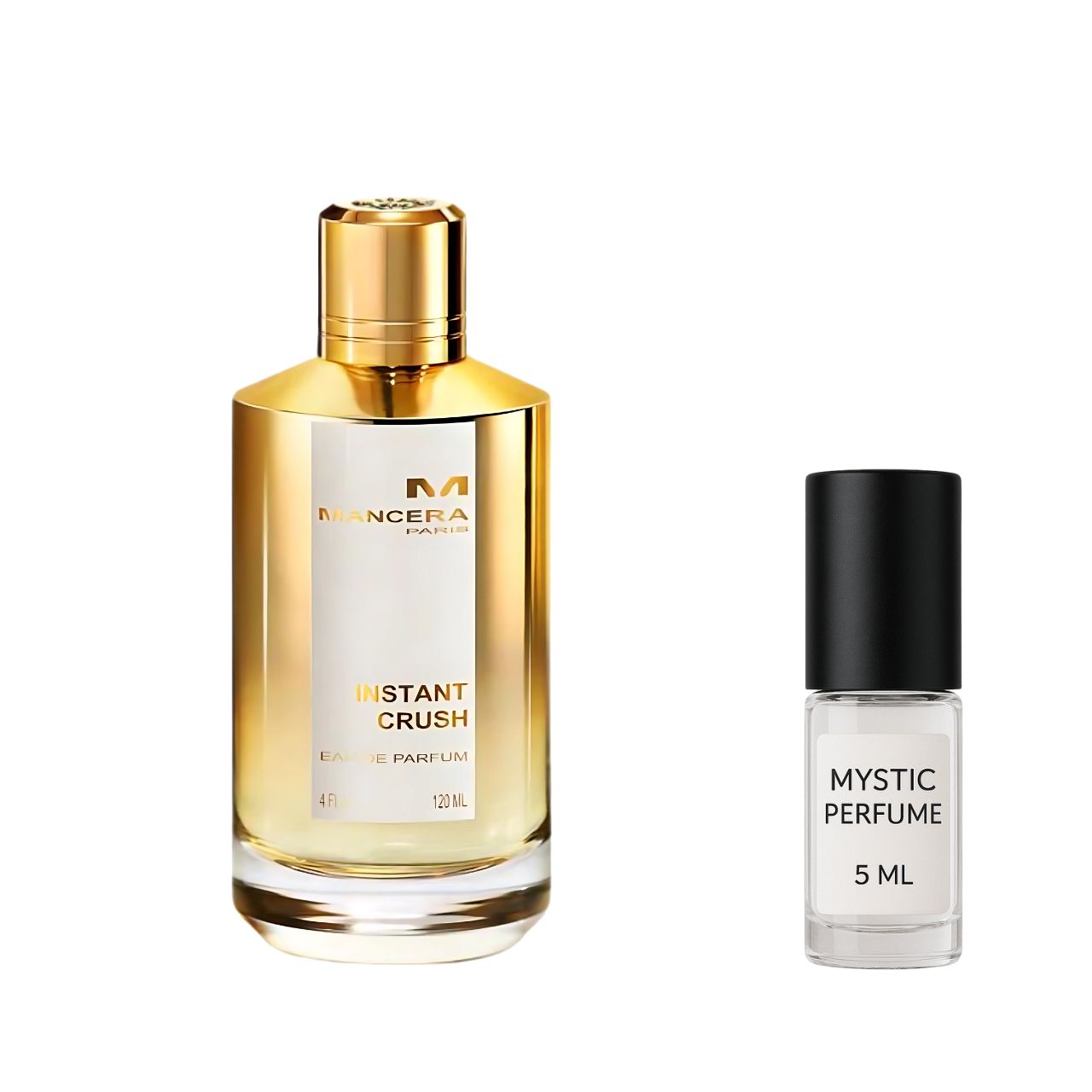 Mancera Instant Crush sample vial label detail