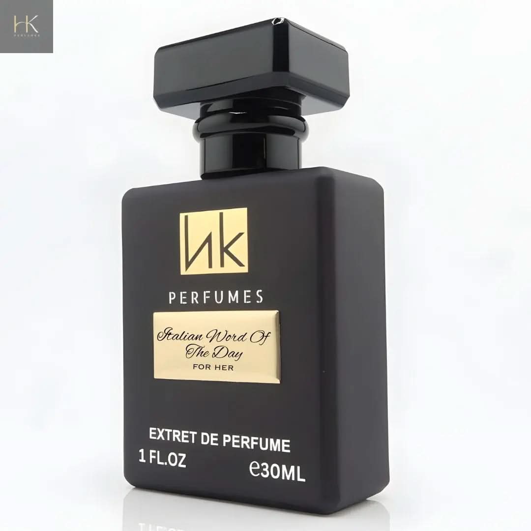 Italian Word Of The Day Inspired by Love In Black Perfume