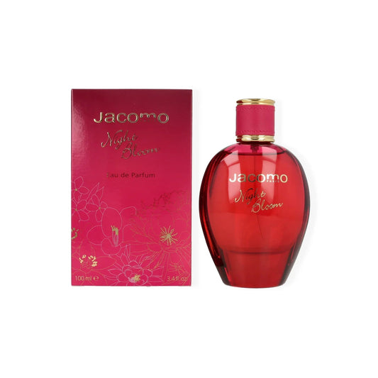 Jacomo Night Bloom Eau de Parfum perfume bottle