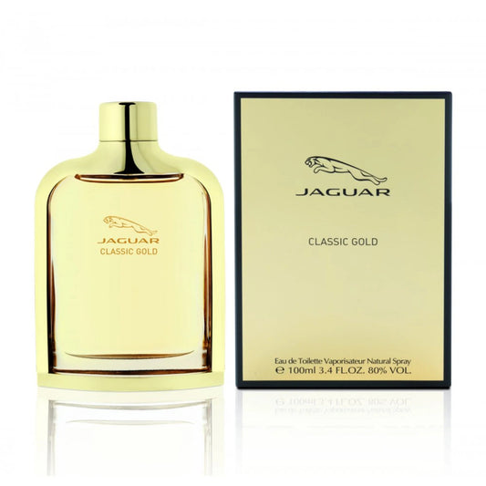 Jaguar Classic Gold Eau de Toilette perfume bottle