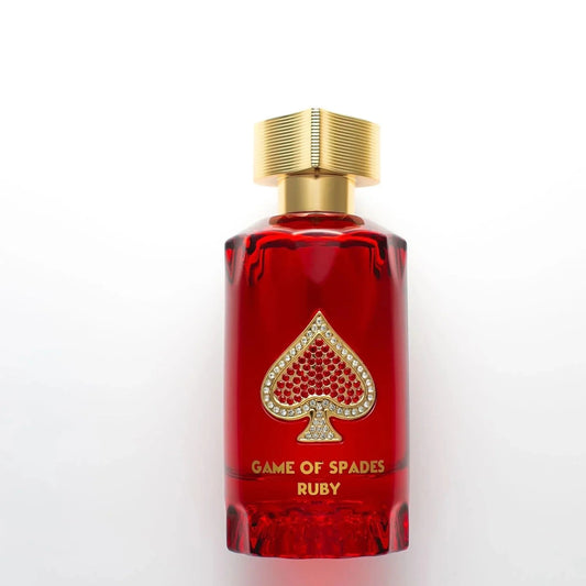 Jo Milano Game of Spades Ruby Parfum perfume bottle