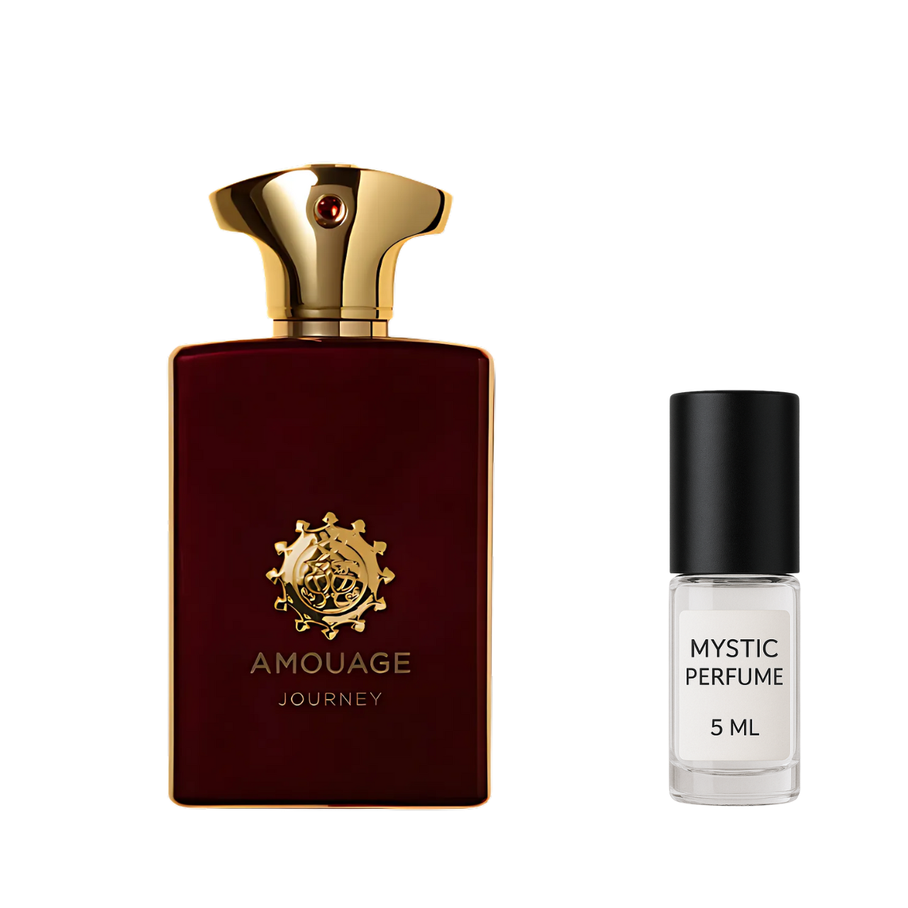 AMOUAGE JOURNEY MAN sample vial label detail