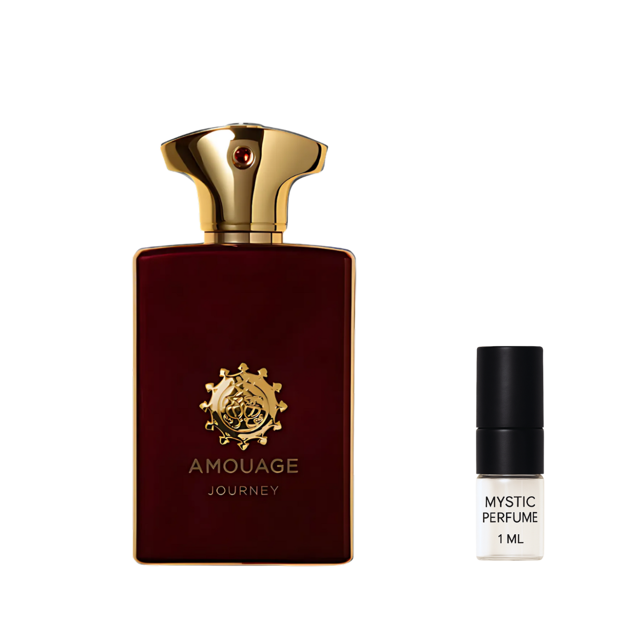 AMOUAGE JOURNEY MAN sample vial label detail