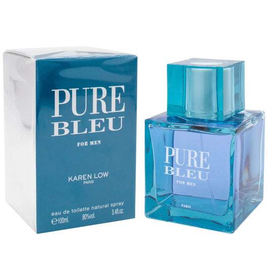 Karen Low Pure Bleu Eau de Toilette perfume bottle