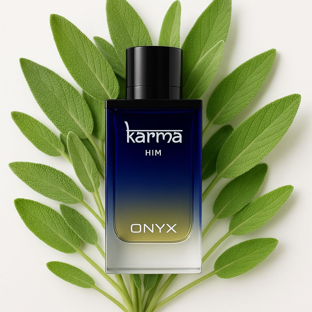 Karma Onyx Fragrances Dubai Pure Parfum packaging box