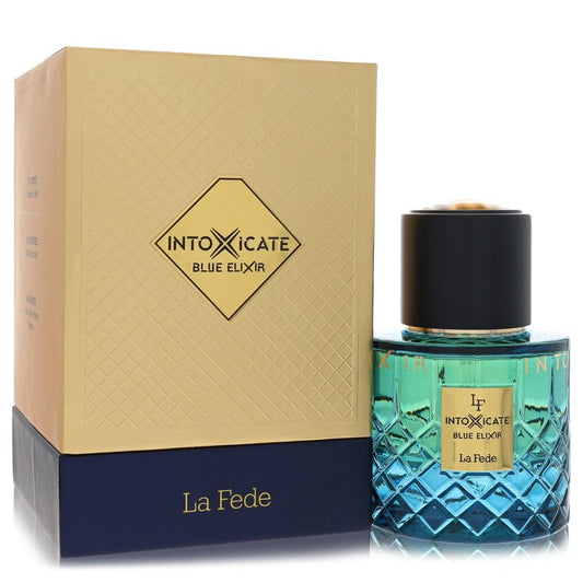 Khadlaj La Fede Intoxicate Blue Elixir by Khadlaj perfume bottle