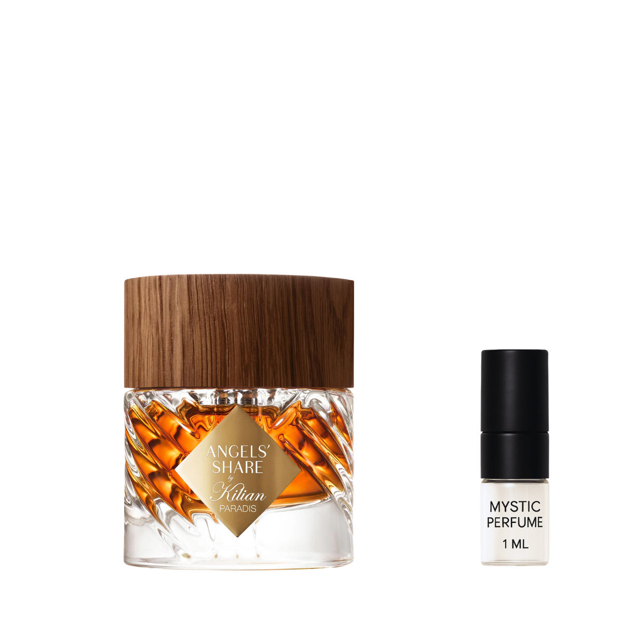 Kilian Angels' Share Paradis Extrait de Parfum sample vial label detail