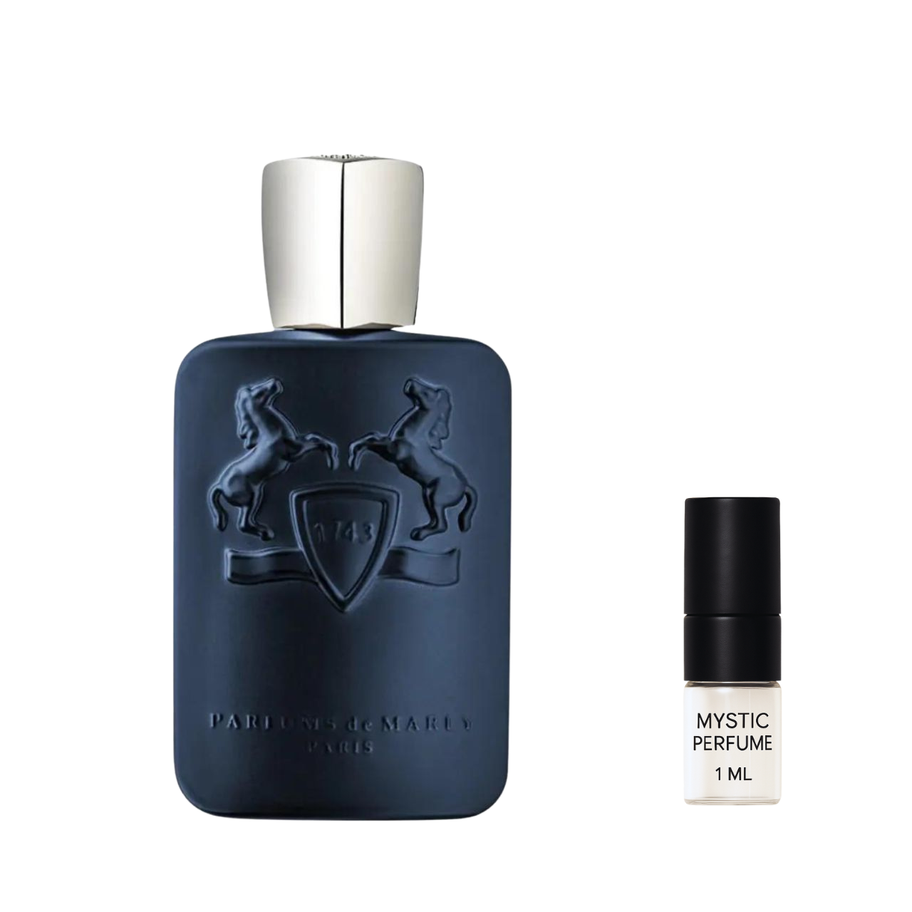 Parfums de Marly Layton Parfum sample vial label detail