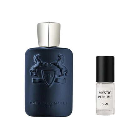 Parfums de Marly Layton Parfum sample vial label detail