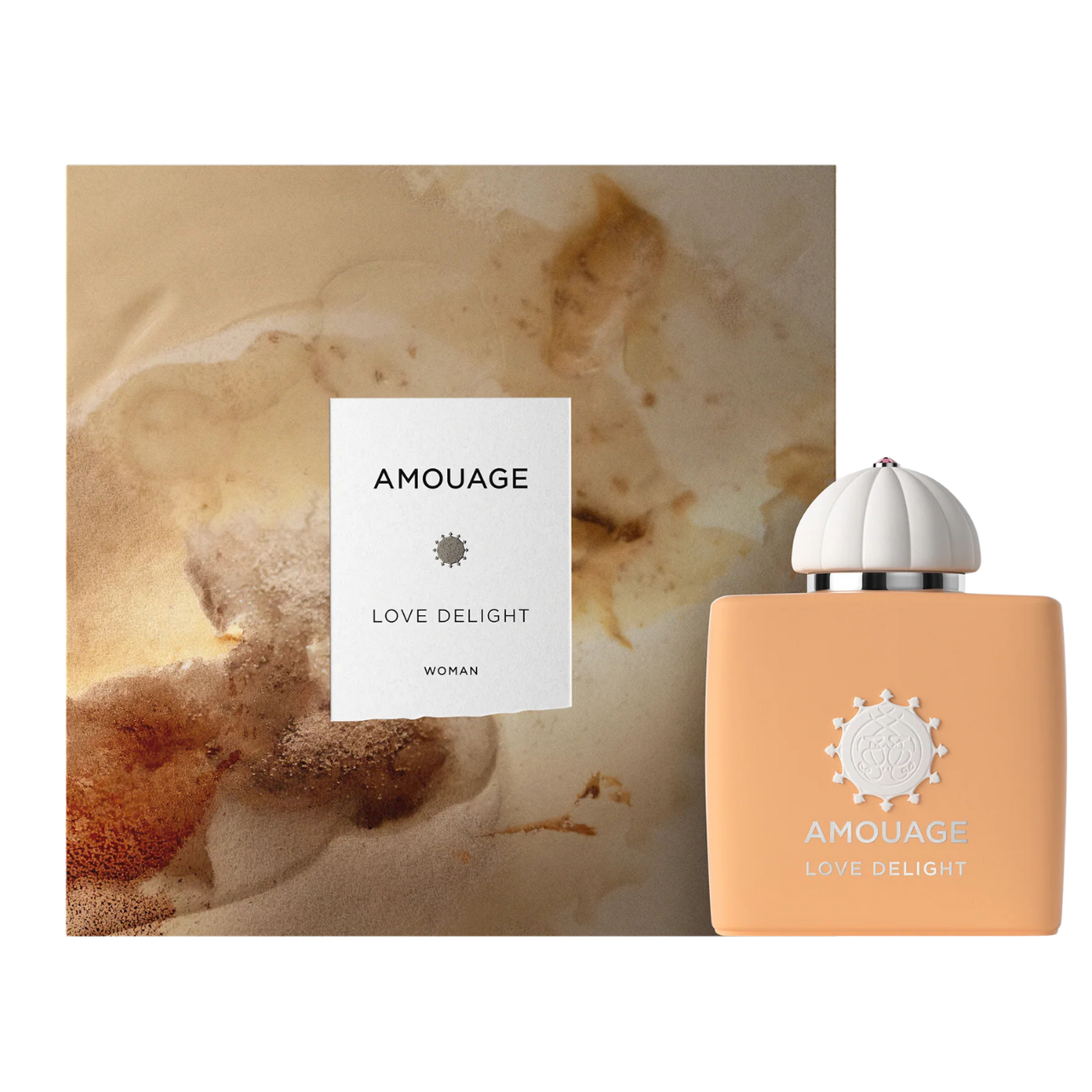 Amouage Love Delight Eau de Parfum bottle and box