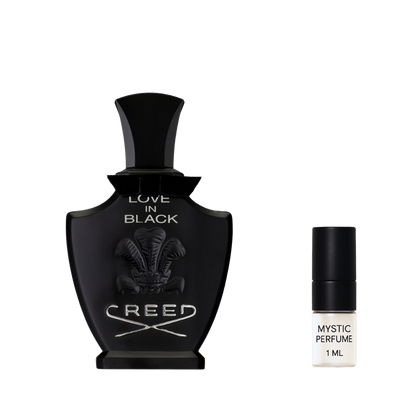 Creed Love in Black sample vial label detail