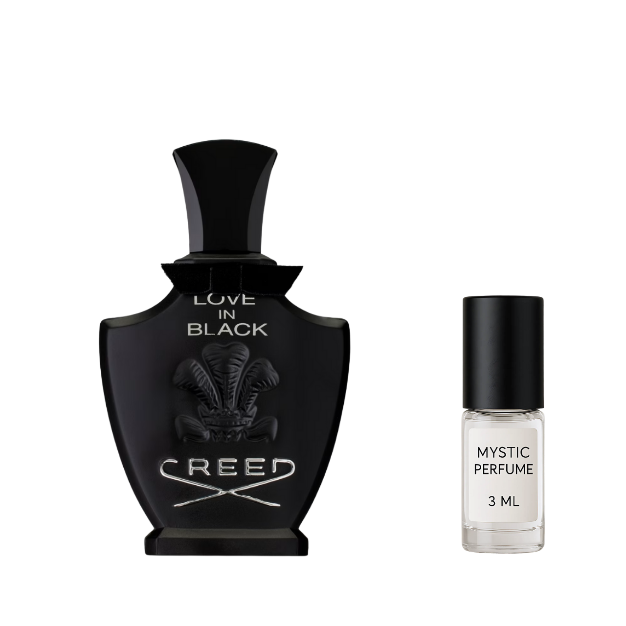 Creed Love in Black sample vial label detail