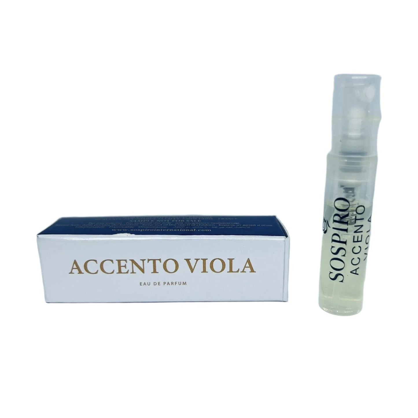 Sospiro Accento Viola Eau de Parfum bottle and box
