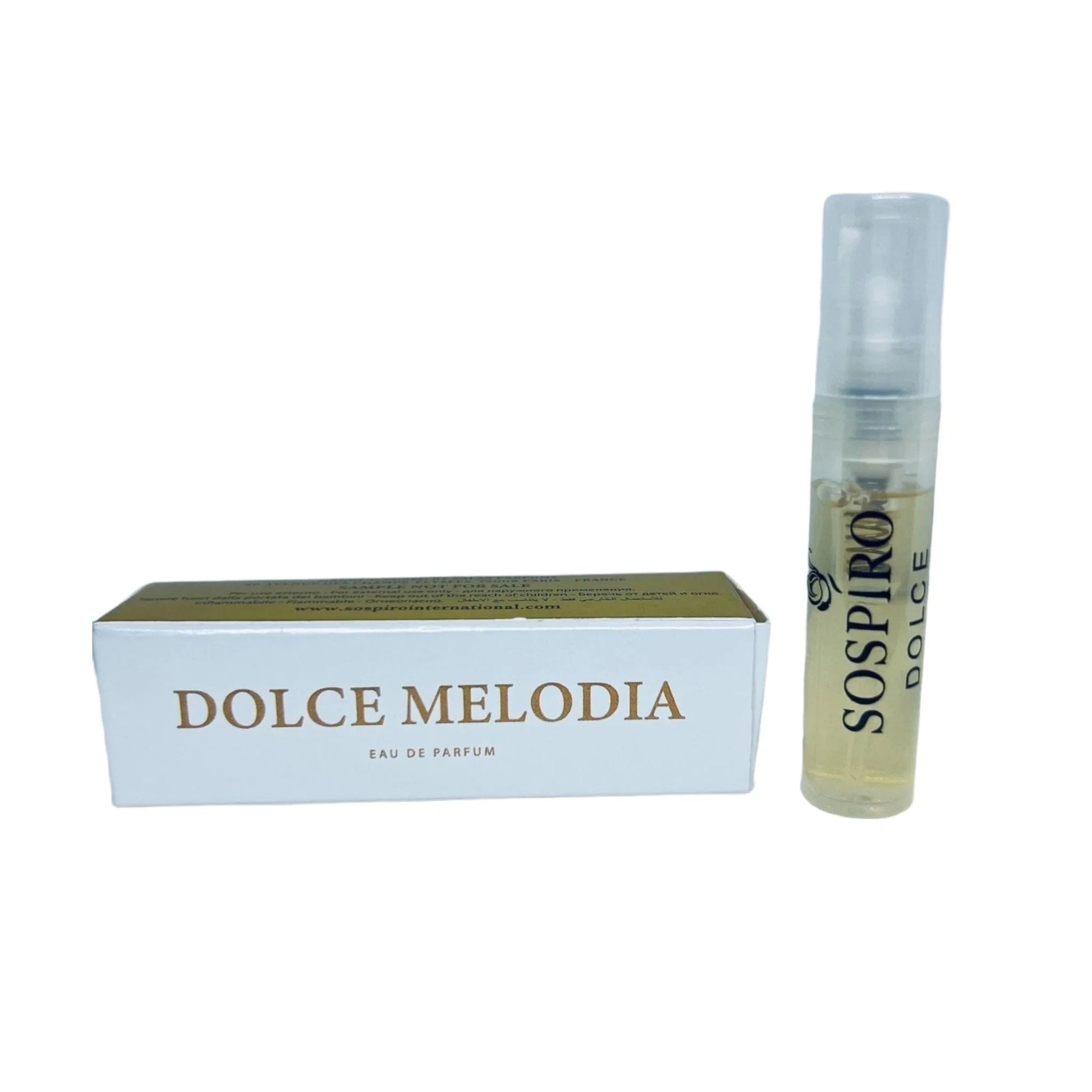 Sospiro Dolce Melodia Eau de Parfum bottle and box