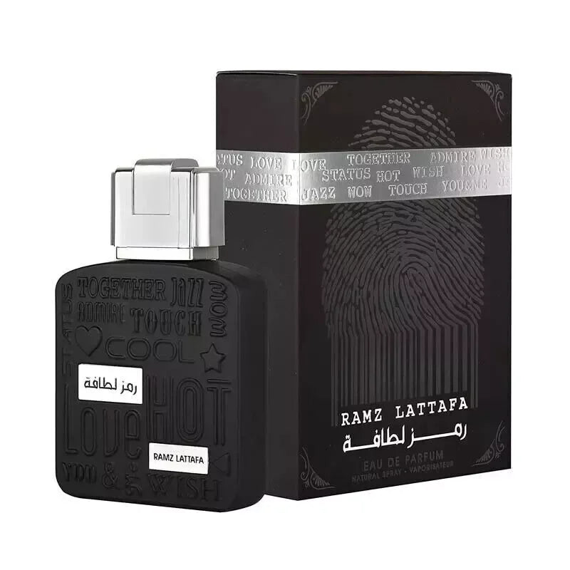Lattafa Ramz Silver Eau de Parfum packaging box