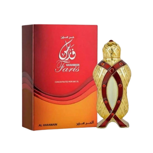 Al Haramain Faris Perfume Oil perfume bottle