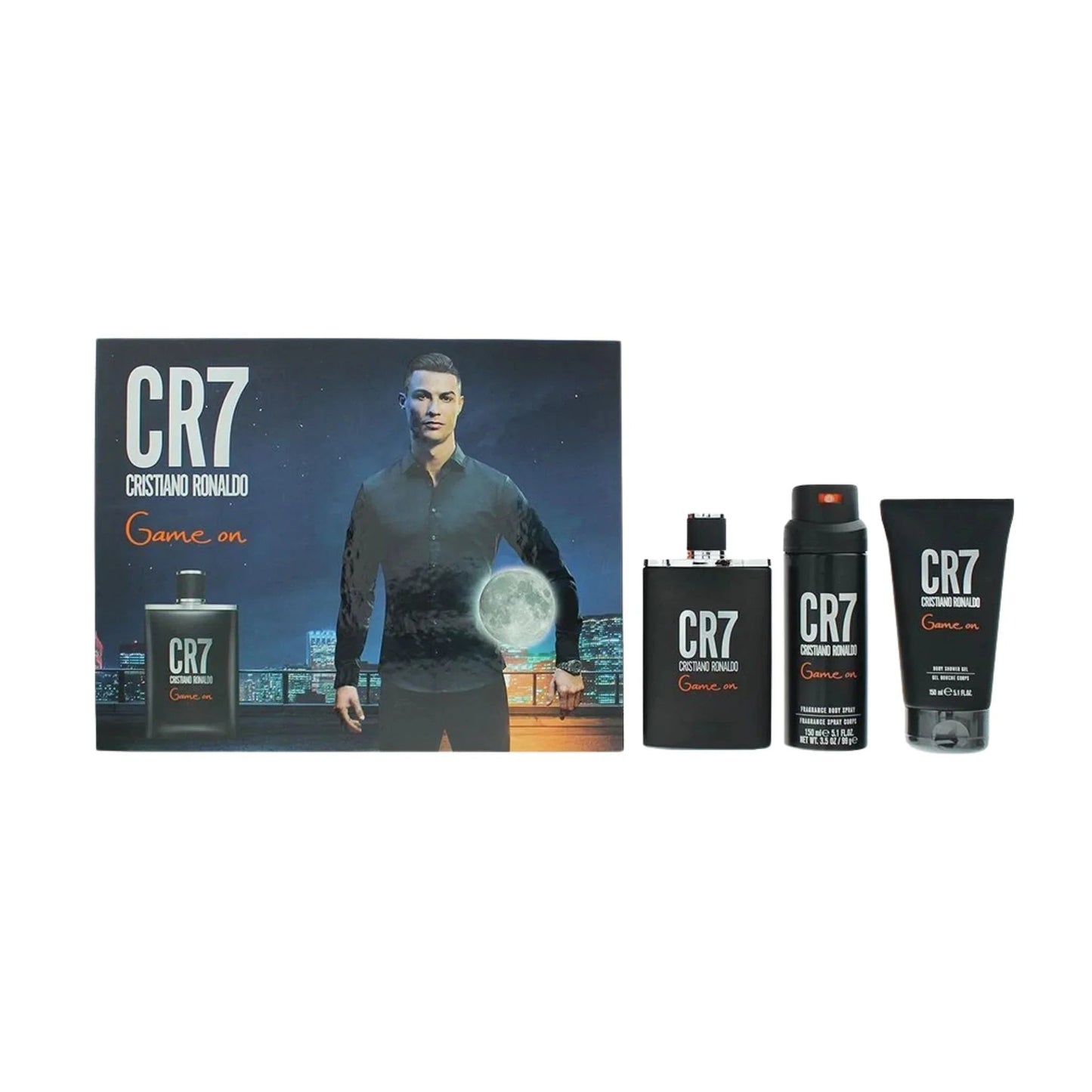 Cristiano Ronaldo CR7 Game On Eau de Toilette bottle close-up detail
