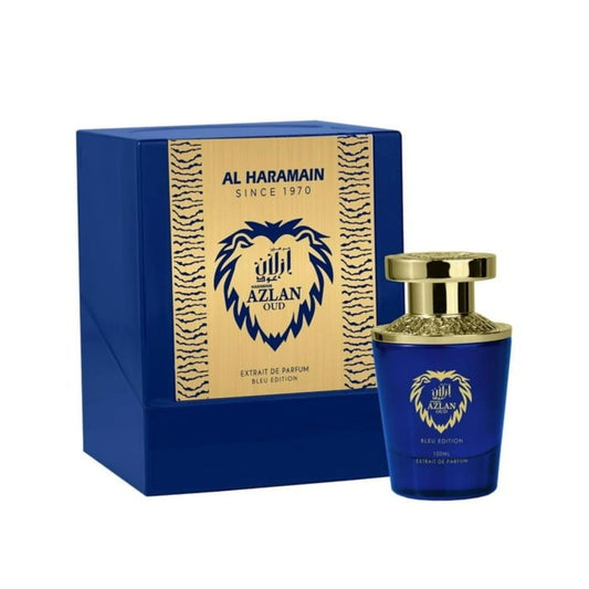 Al Haramain Azlan Oud Bleu Edition Extrait de Parfum perfume bottle