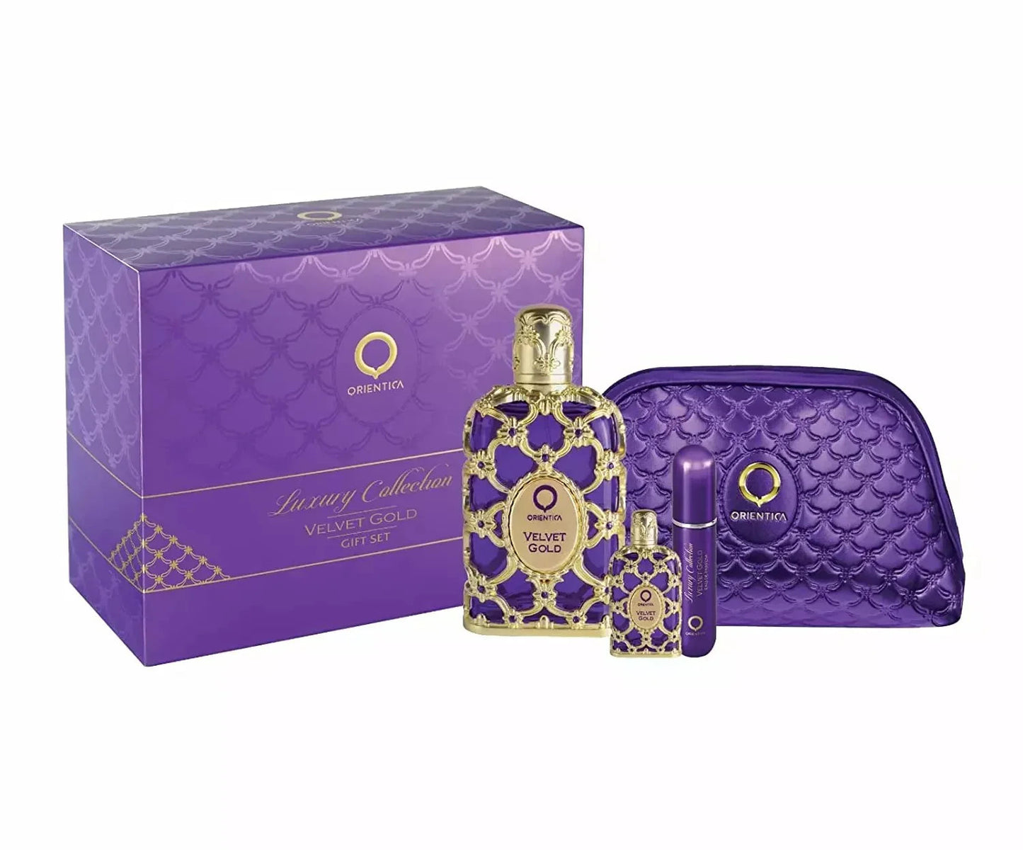 Orientica Velvet Gold Eau de Parfum bottle close-up detail