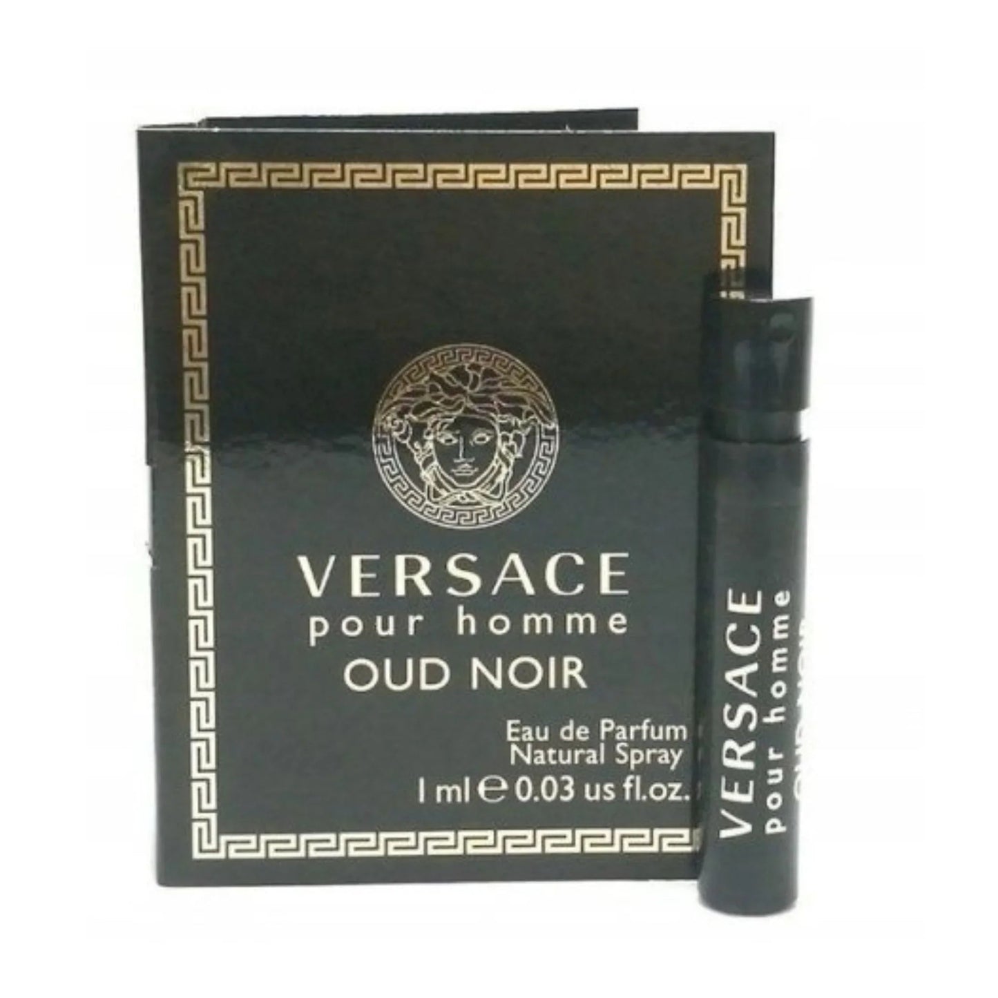Versace Oud Noir Eau de Parfum bottle and box