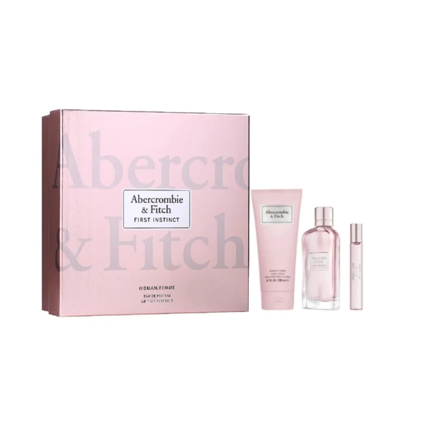 Abercrombie & Fitch First Instinct Eau de Parfum carton and packaging