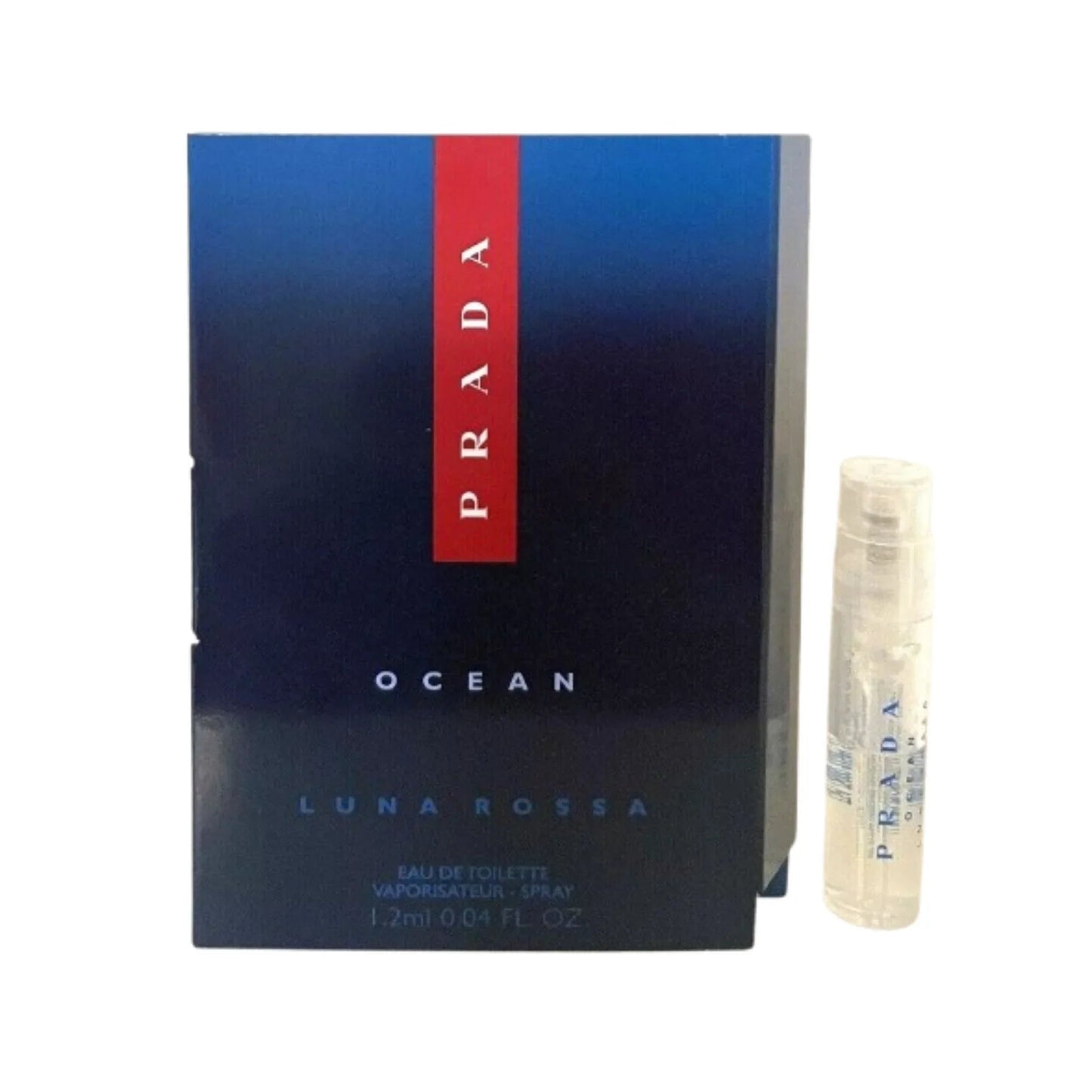 Prada Luna Rossa Ocean Eau de Toilette carton and packaging