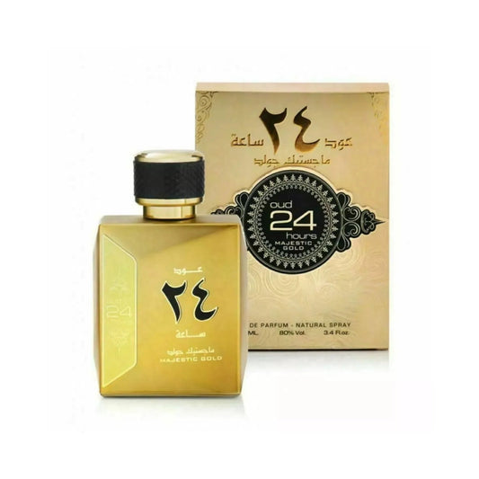 Ard Al Zaafaran Oud 24 Hours Majestic Gold Eau de Parfum perfume bottle