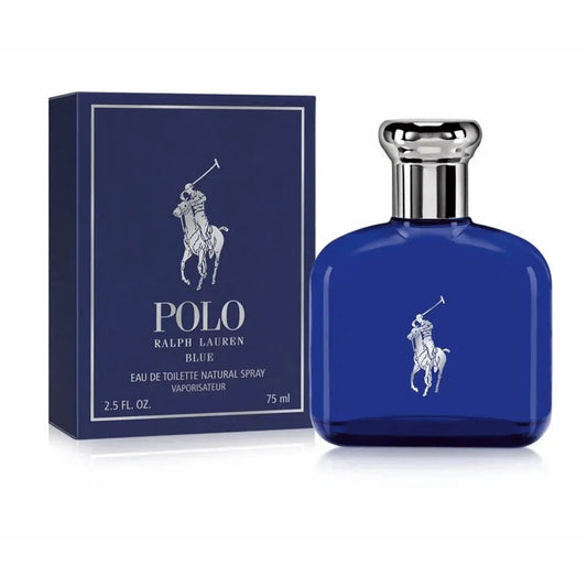 Ralph Lauren Polo Blue Eau de Toilette perfume bottle
