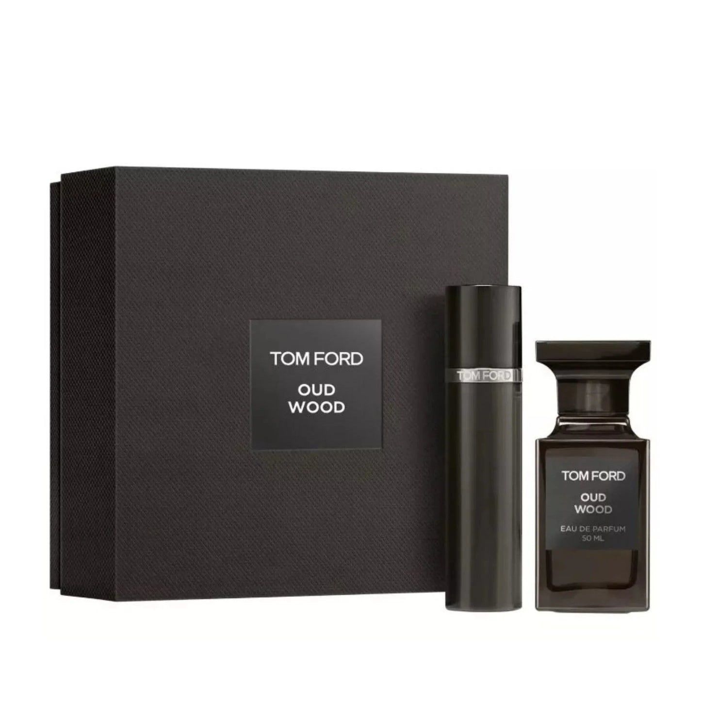 Tom Ford Oud Wood Eau de Parfum label detail