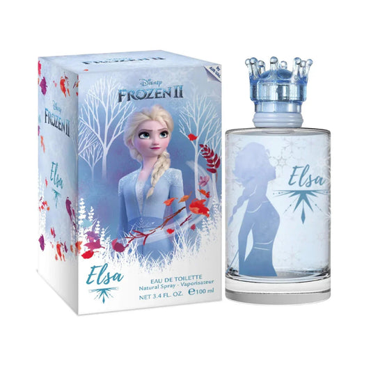 Air Val International Disney Frozen II Elsa Eau de Toilette perfume bottle