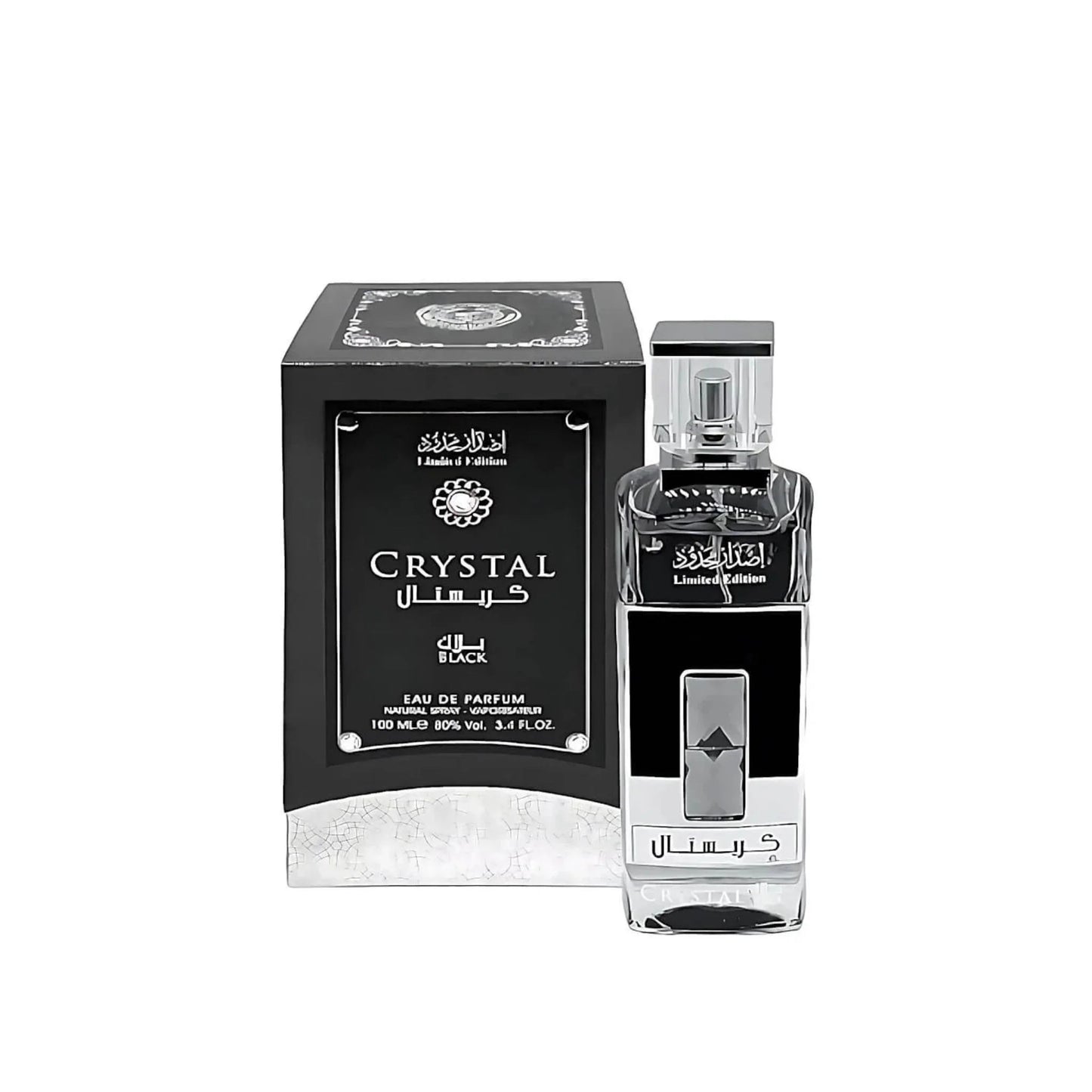 Ard Al Zaafaran Crystal Black Eau de Parfum perfume bottle